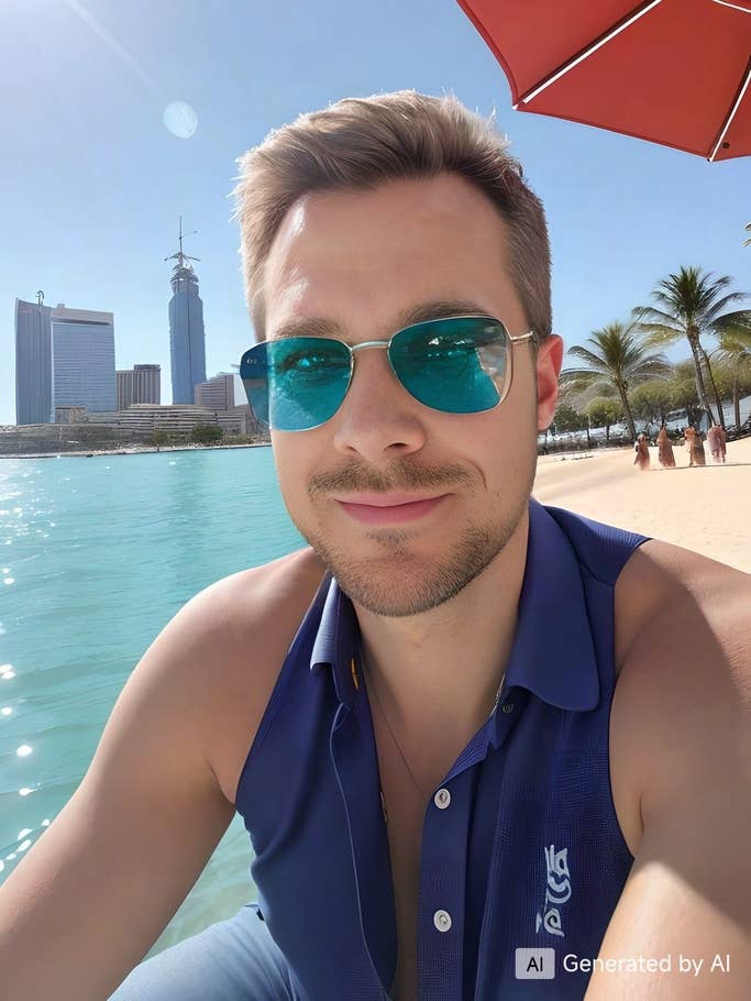 AI-selfie generated on the Xiaomi 14 Ultra