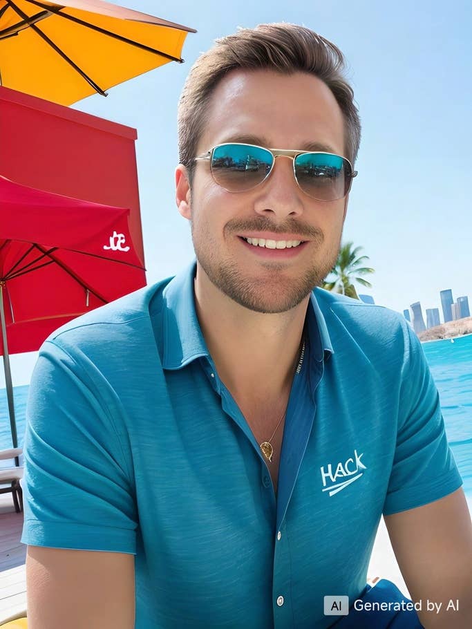 AI-selfie generated on the Xiaomi 14 Ultra