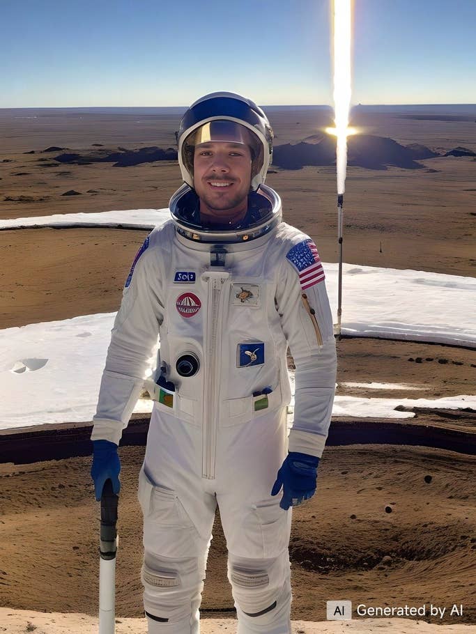 AI-selfie generated on the Xiaomi 14 Ultra