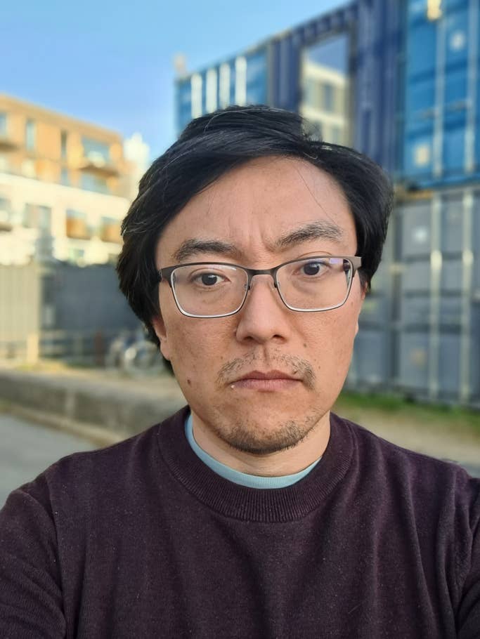 Selfie - portrait mode on