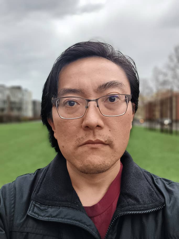 Galaxy A34: Selfie with Portrait mode