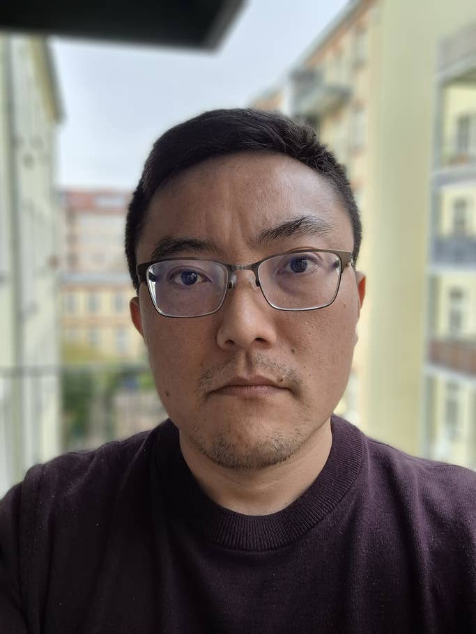 Samsung Galaxy A55: Selfie - Portrait mode on