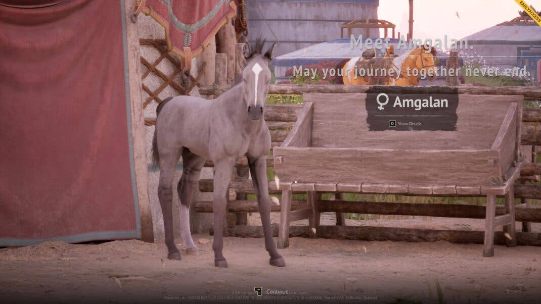 A foal is born in The Legend of Khiimori.