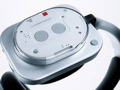 Close-up of Nothing headphones showing the top design and buttons.