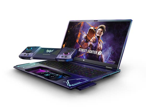 Acer Presents a Crazy Laptop with Detachable Gamepads
