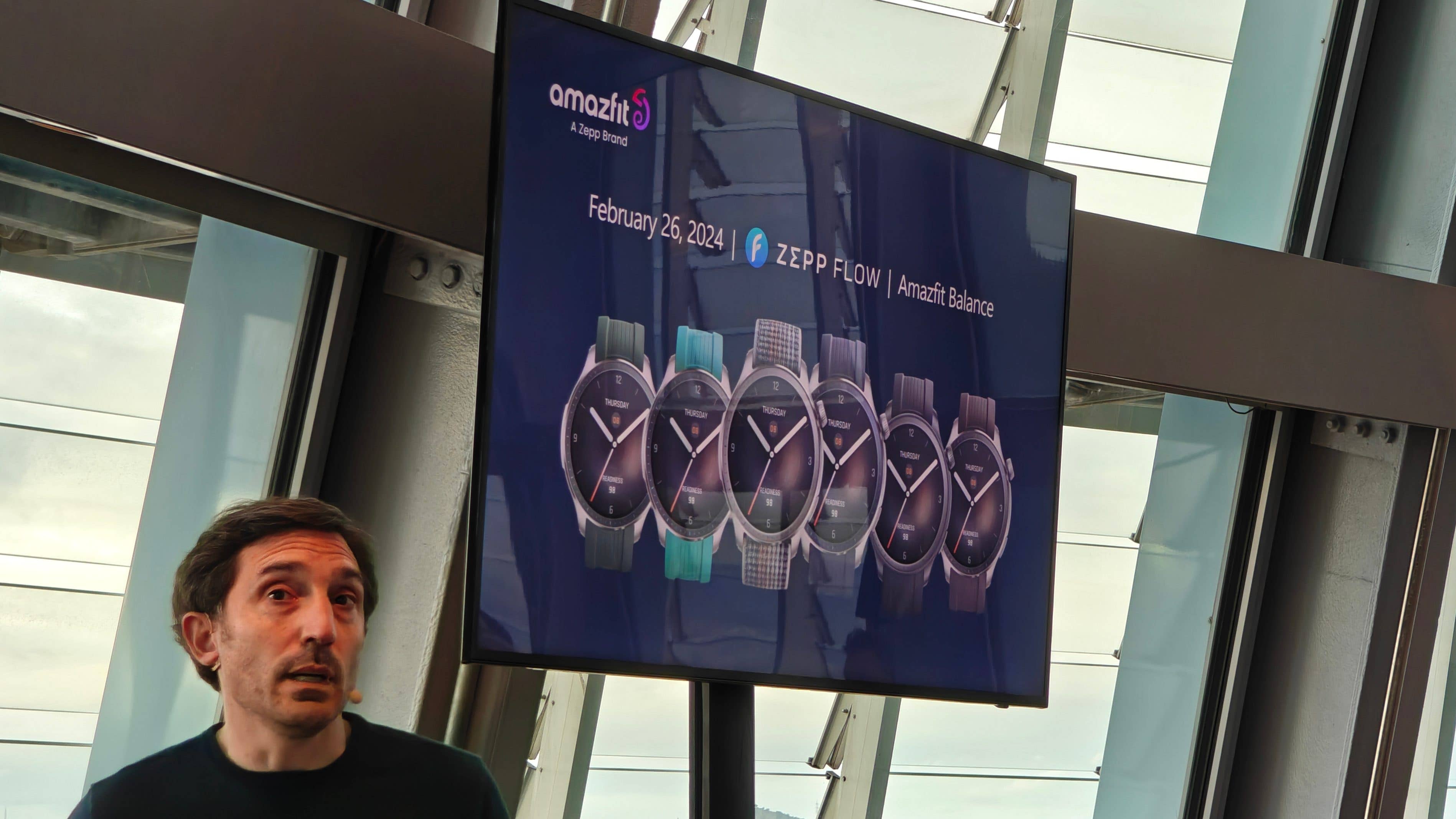Amazfit presentation at MWC 2024