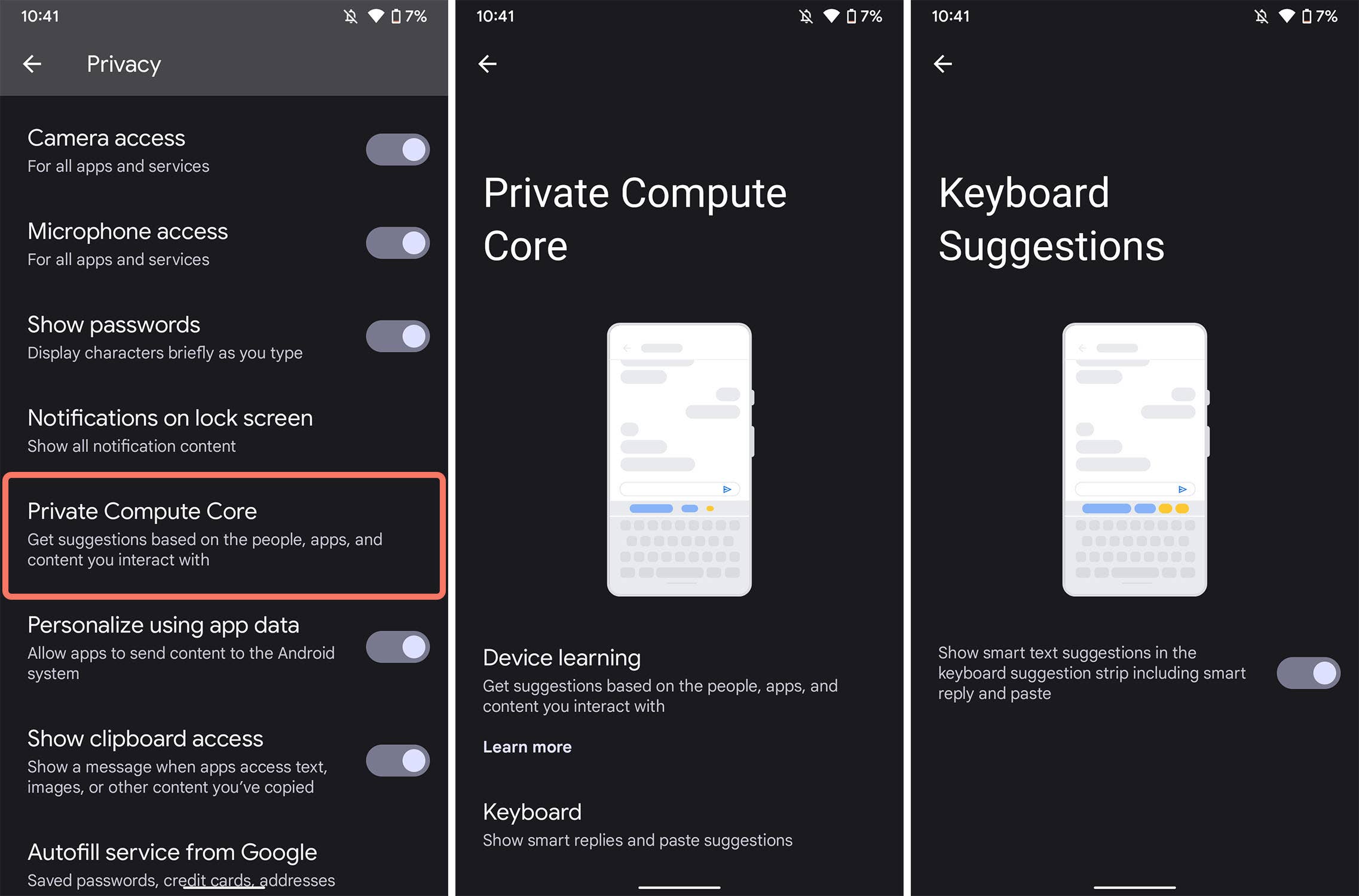 Android 12 Privacy Compute Core