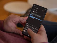 A Google Pixel 6 on which a text is copied.