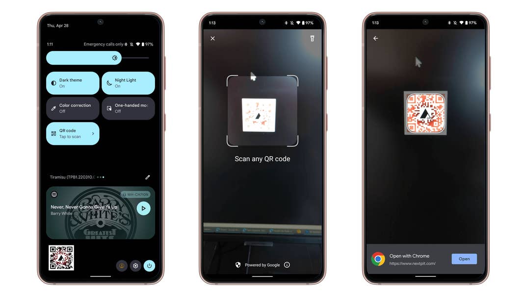 Android 13 overview quick settings