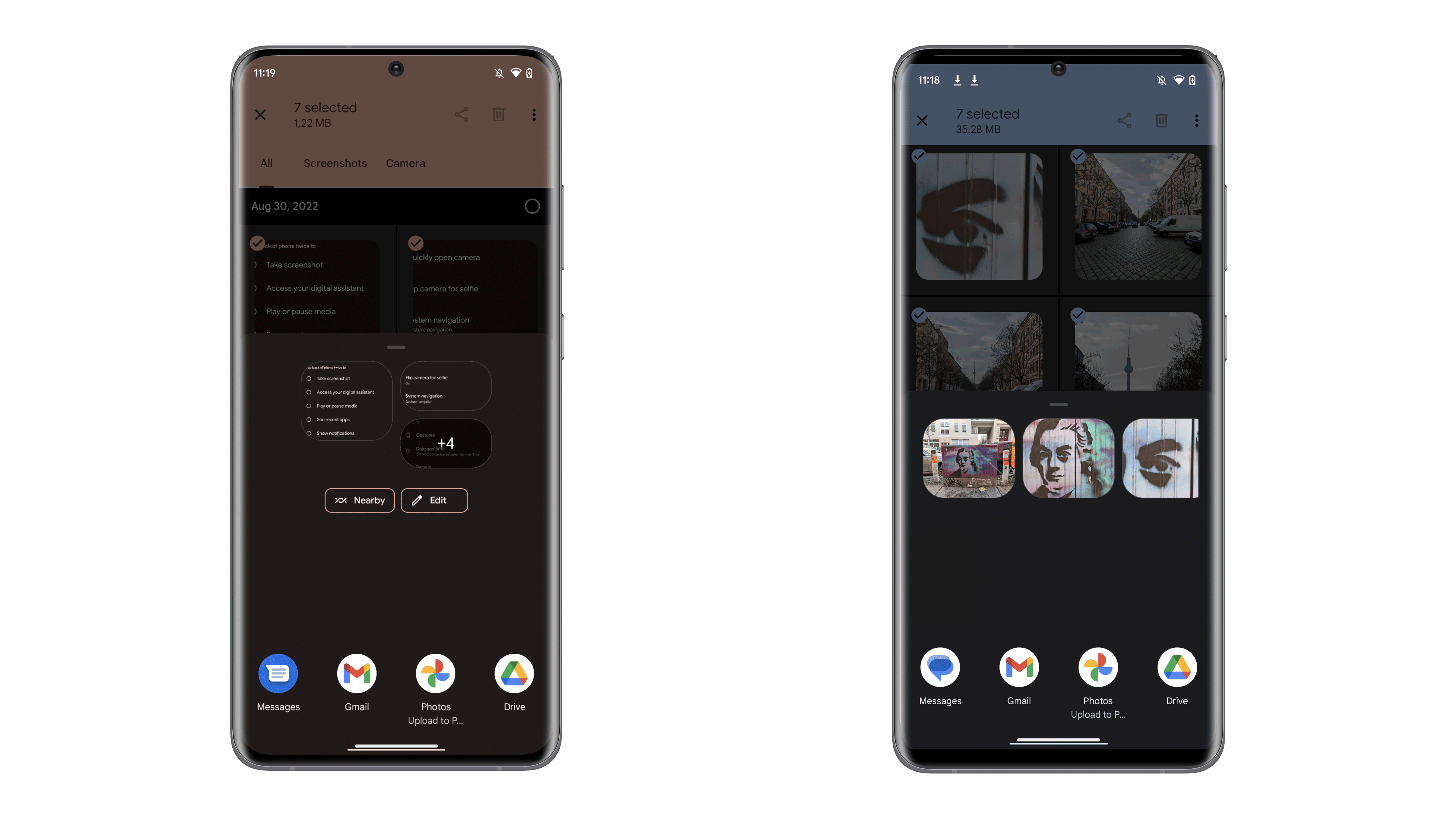 Android 14 Share menu