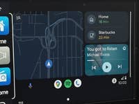 Android Auto screen on a Toyota infotainment display