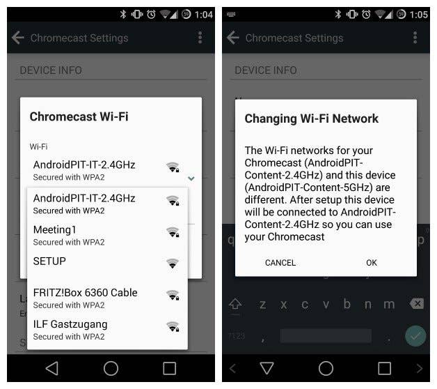 AndroidPIT Chromecast Switch WiFi 3