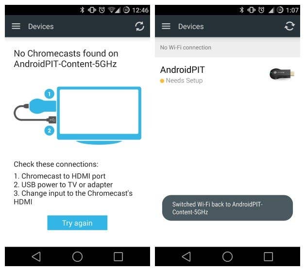 AndroidPIT Chromecast Switch WiFi 5