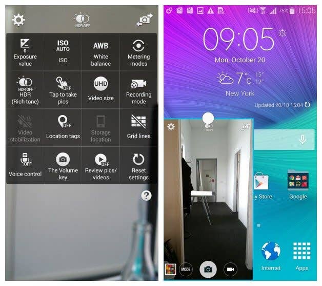 AndroidPIT Galaxy Note 4 camera