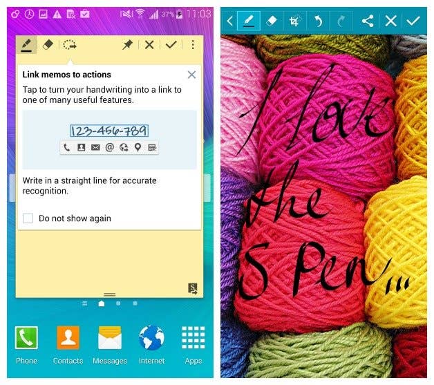 AndroidPIT Galaxy Note 4 s pen