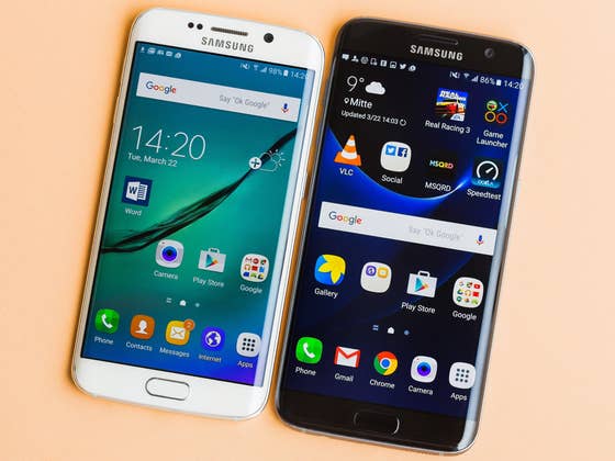 Samsung Galaxy S6 Edge vs Galaxy S7 Edge comparison