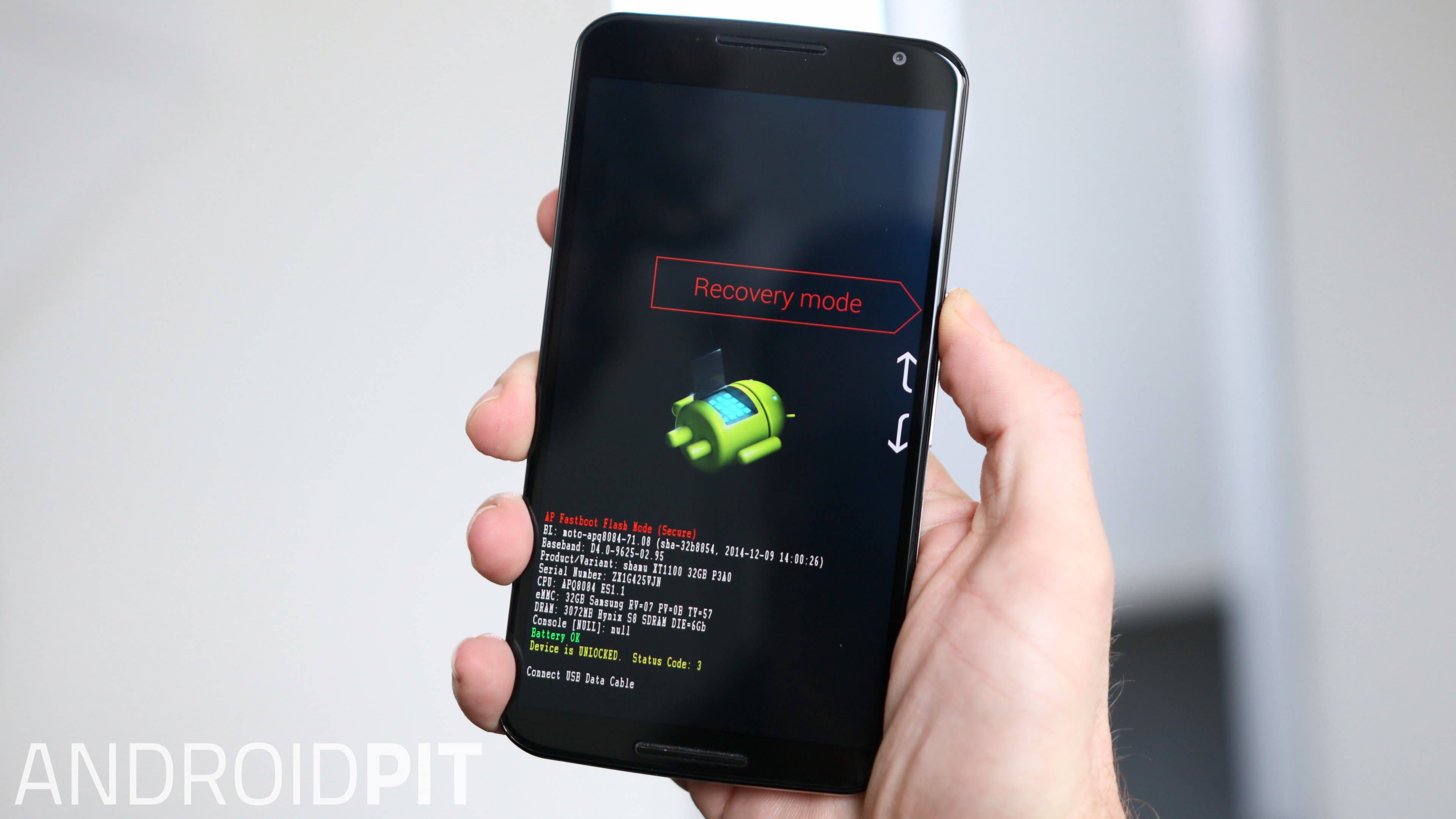 AndroidPIT Nexus 6 Recovery Mode