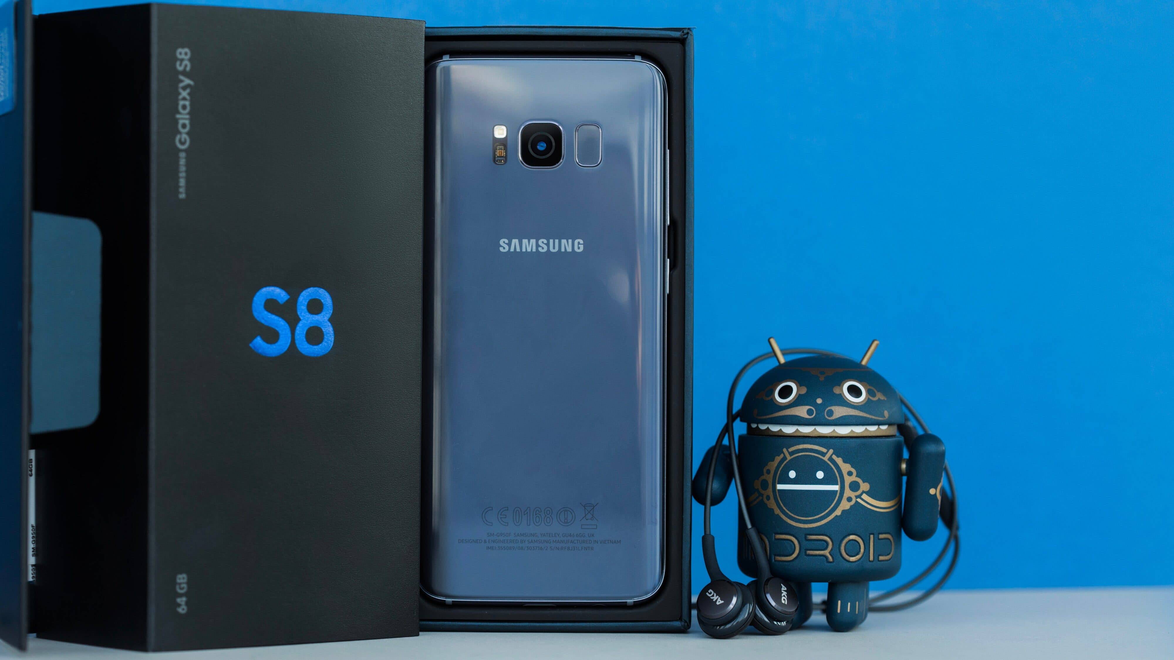 Samsung Galaxy S8ブルー Samsung Galaxy S8 LTE 64GB SM-G950F Blue SIM Free : Amazon