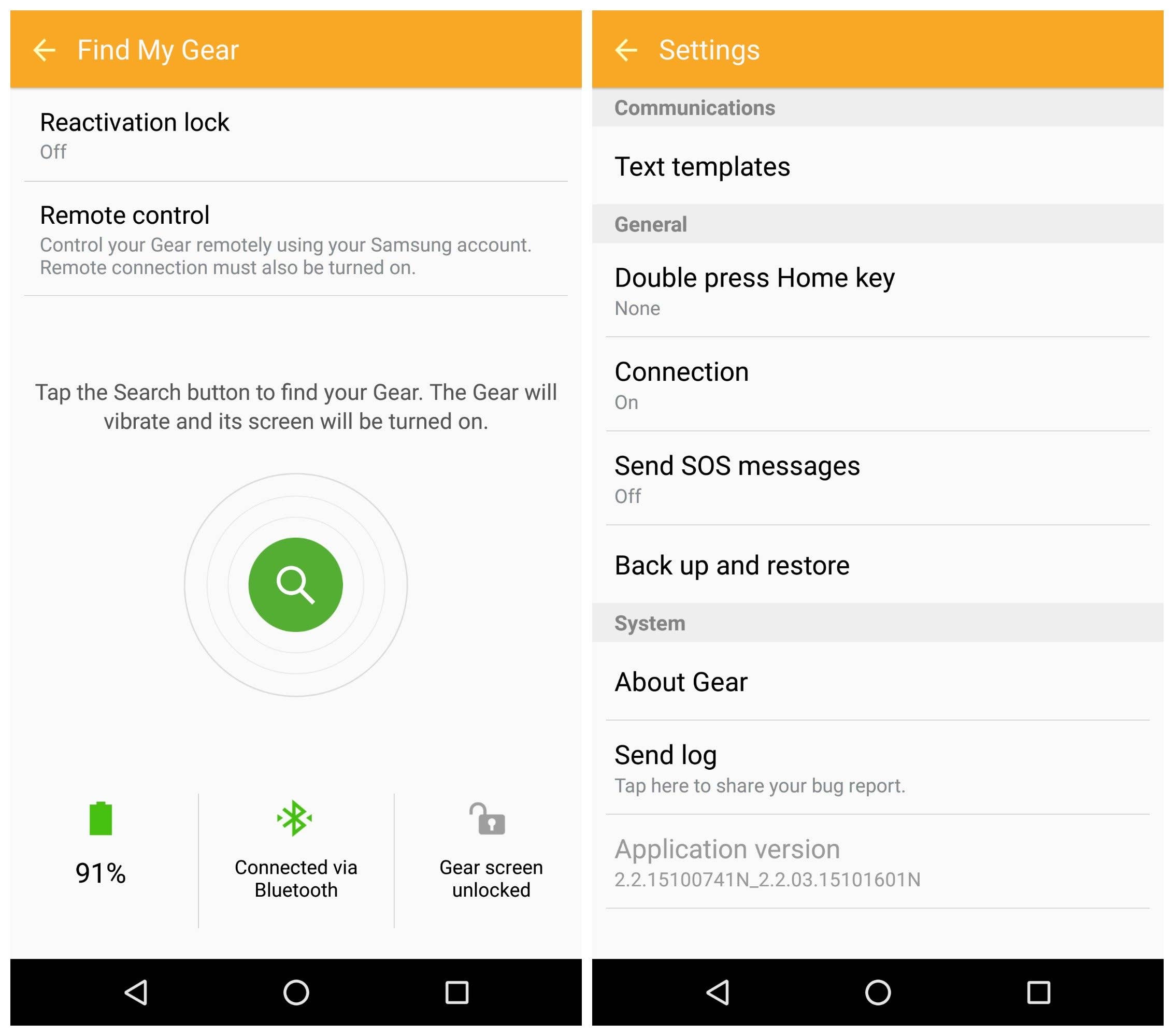 AndroidPIT Samsung Gear S2 Android app 4