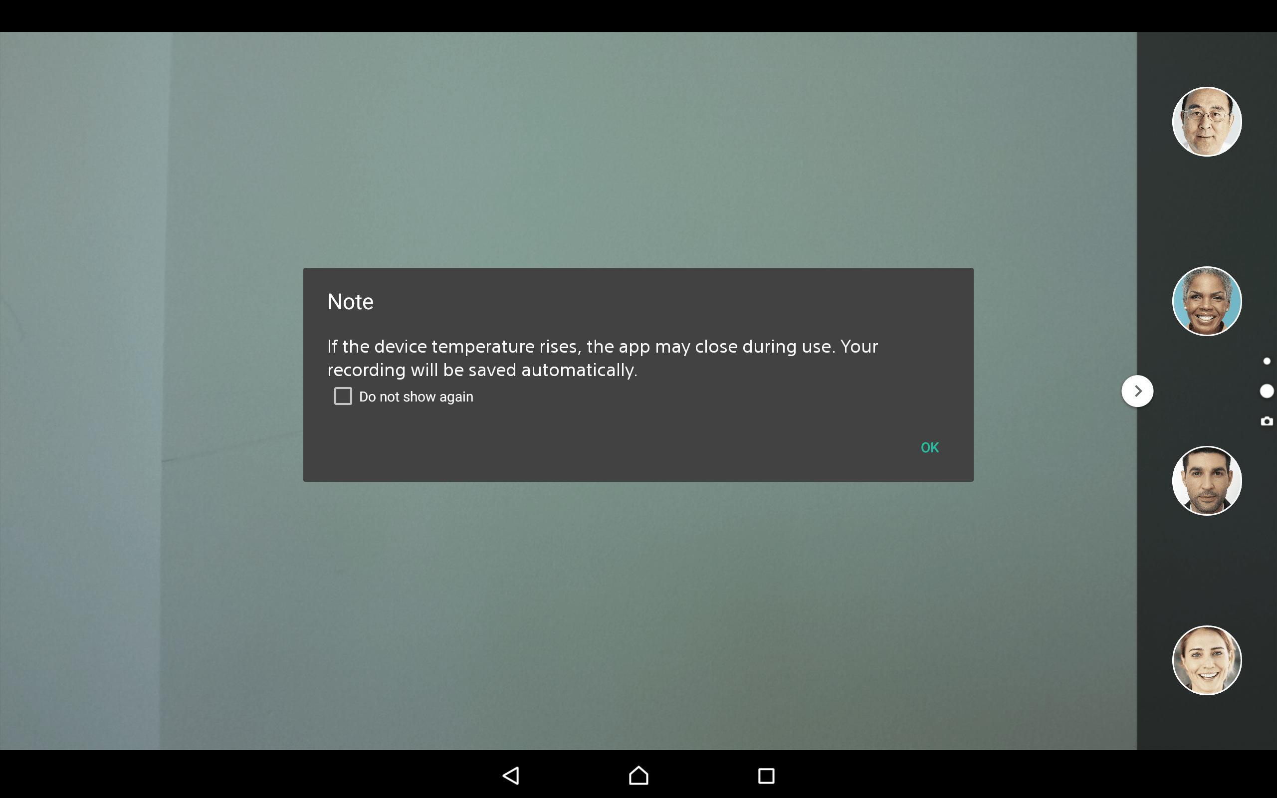 AndroidPIT Sony Xperia Z4 Tablet heat warning