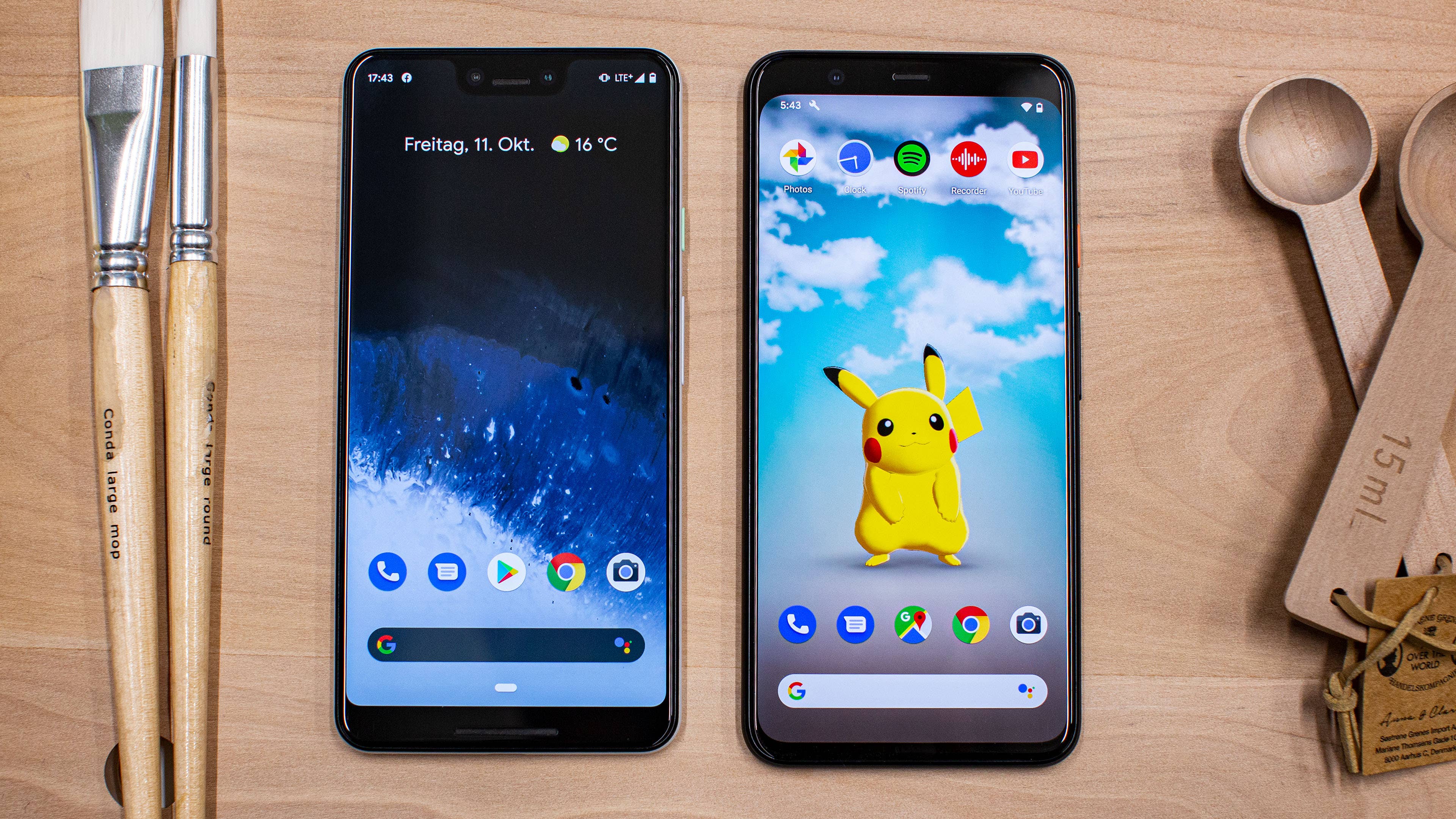 AndroidPIT google pixel 4 xl vs pixel 3 xl front ggl