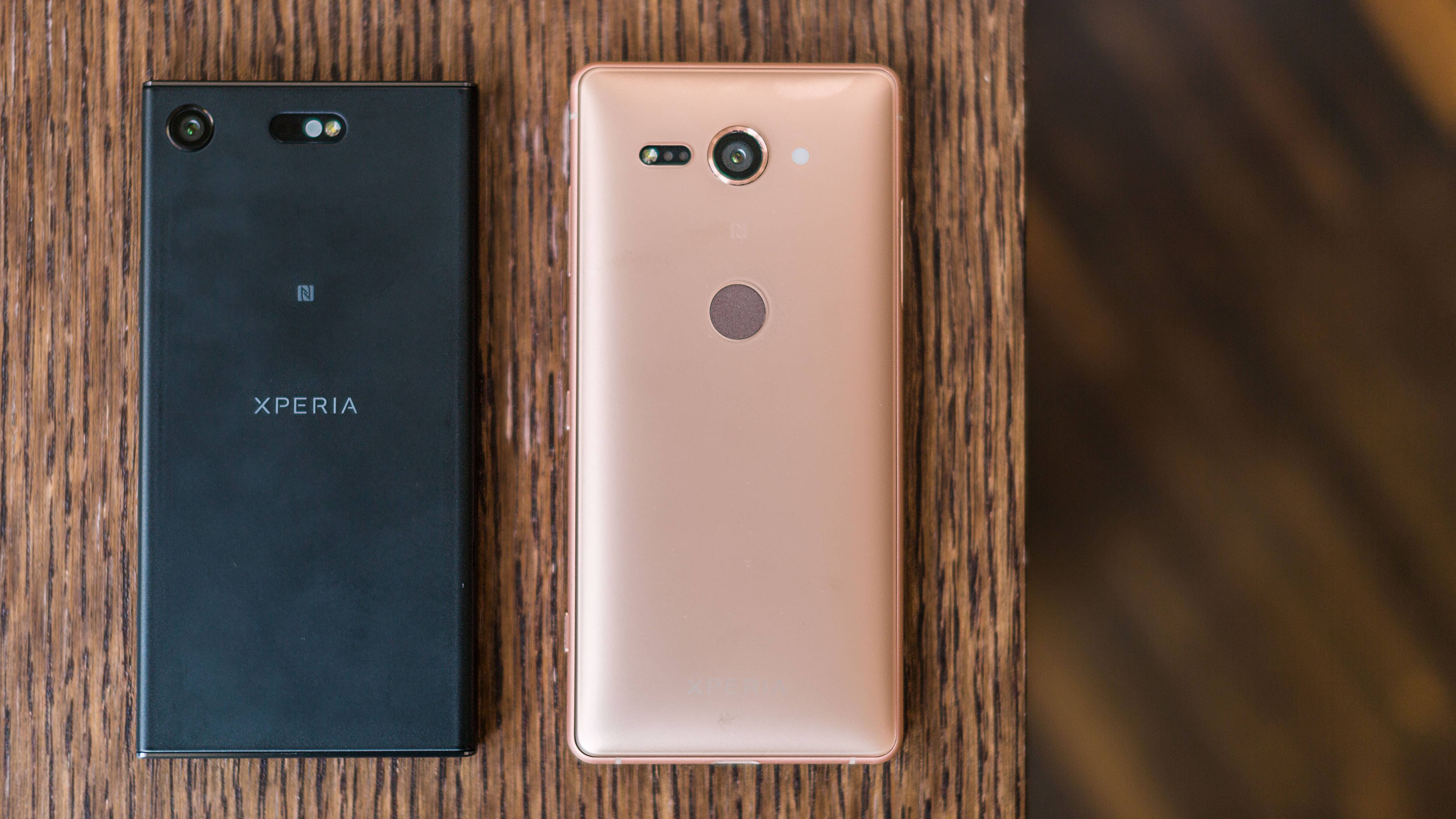 AndroidPIT sony xperia xz2 compact vs xz1 c back u5d