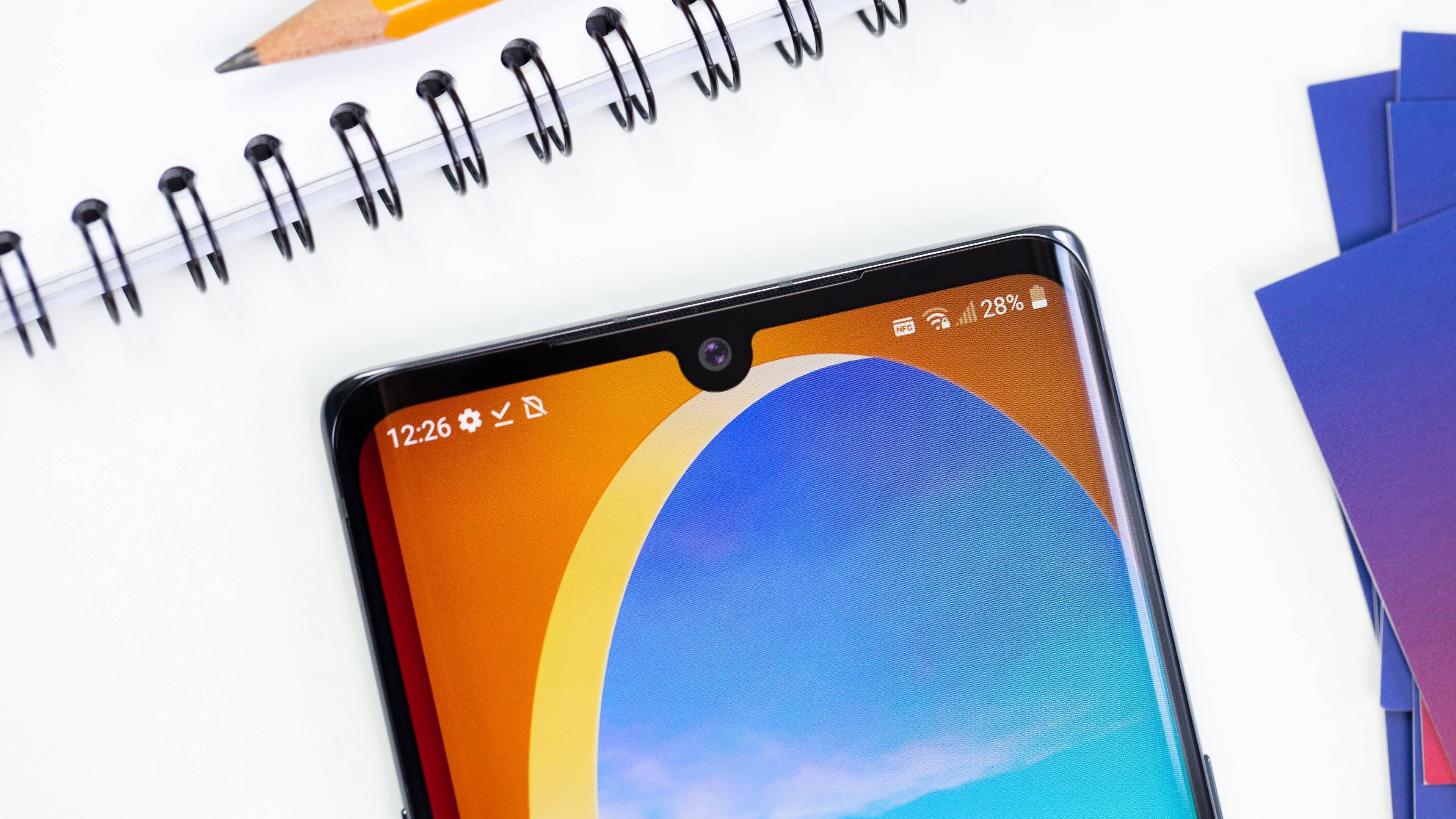 AndroidPIT LG Velvet front camera