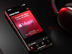 Apple Music app on the iPhone 15 Pro paired with the AirPods Max