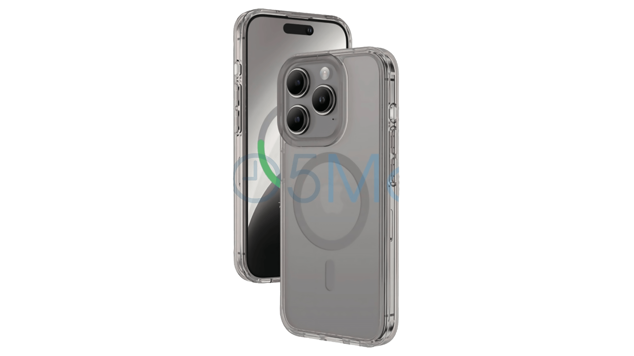 Apple iPhone 15 Pro Titanium Gray color render