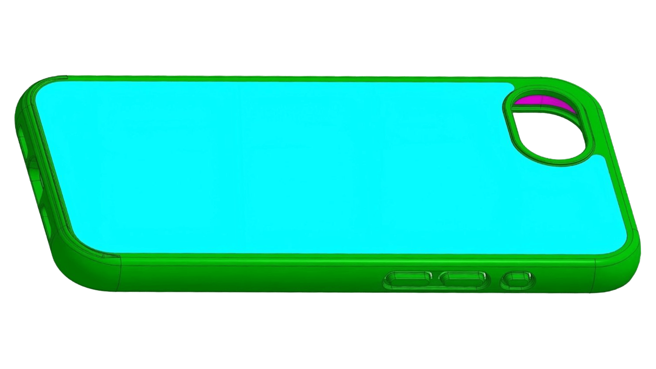 Alleged Apple iPhone 16E or SE 4 case render