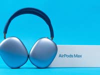 Apple AirPods Max close to the box