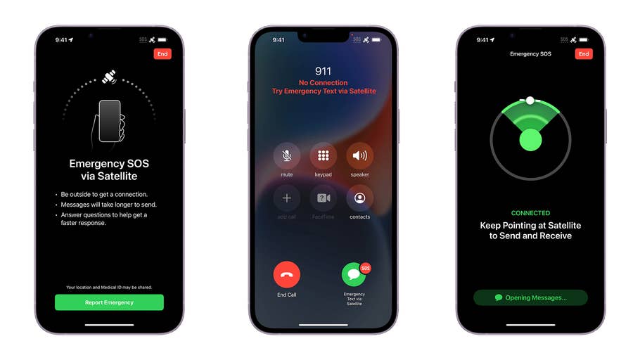 Emergency SOS via Satellite, iPhone 14 Pro