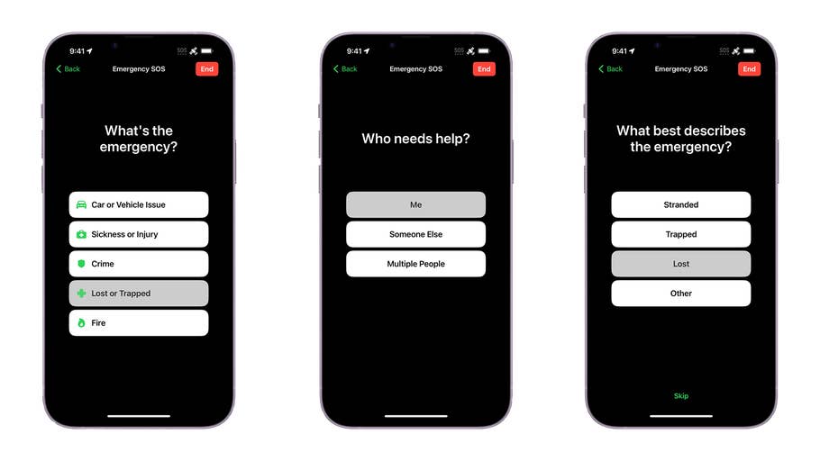 Emergency SOS via Satellite, iPhone 14 Pro