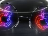 Glasses with Apple's logo in both lenses