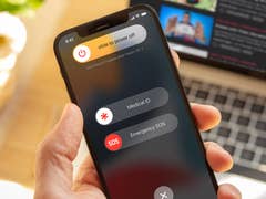 Apple SOS Emergency call screen displaying on an iPhone