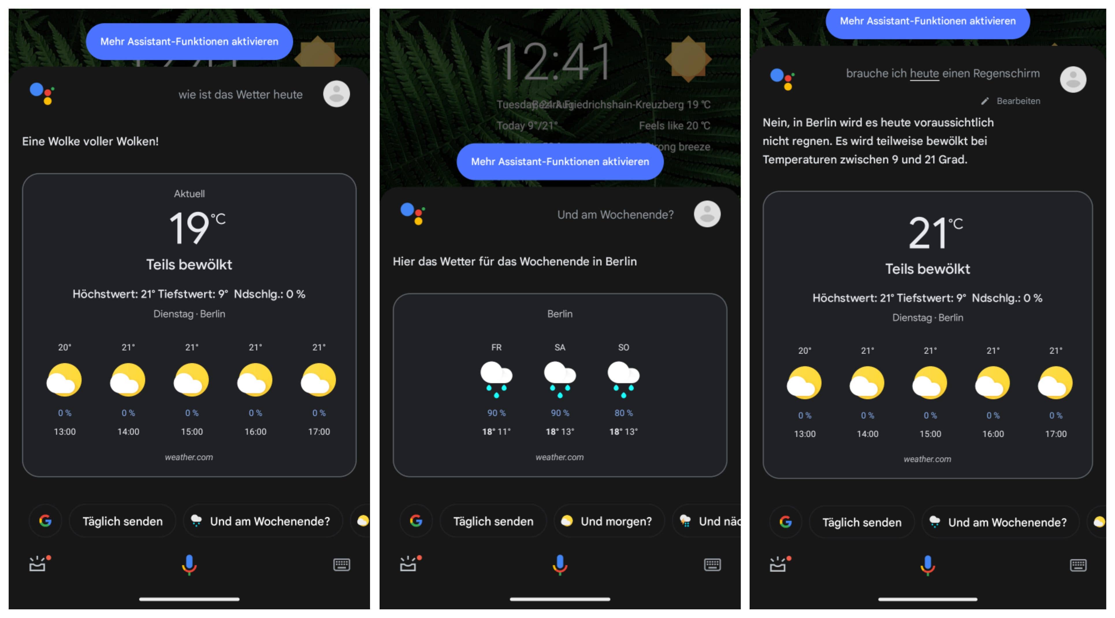 Assistant Weather Android NextPit