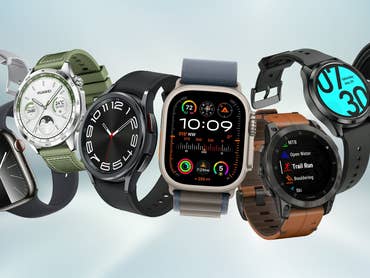 A selection of the best smartwatches side by side with the Apple Watch Ultra 2 highlighted