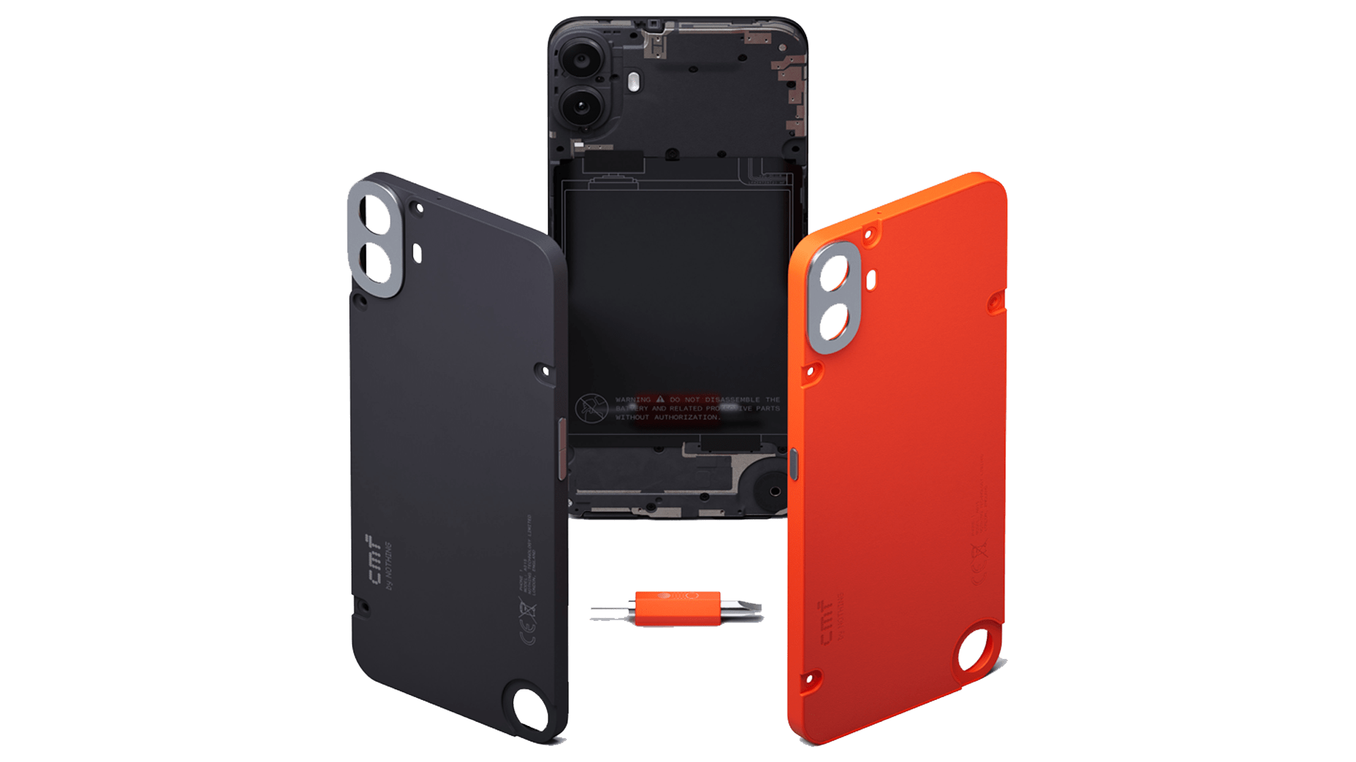 CMF Phone 1 with a removable back cover
