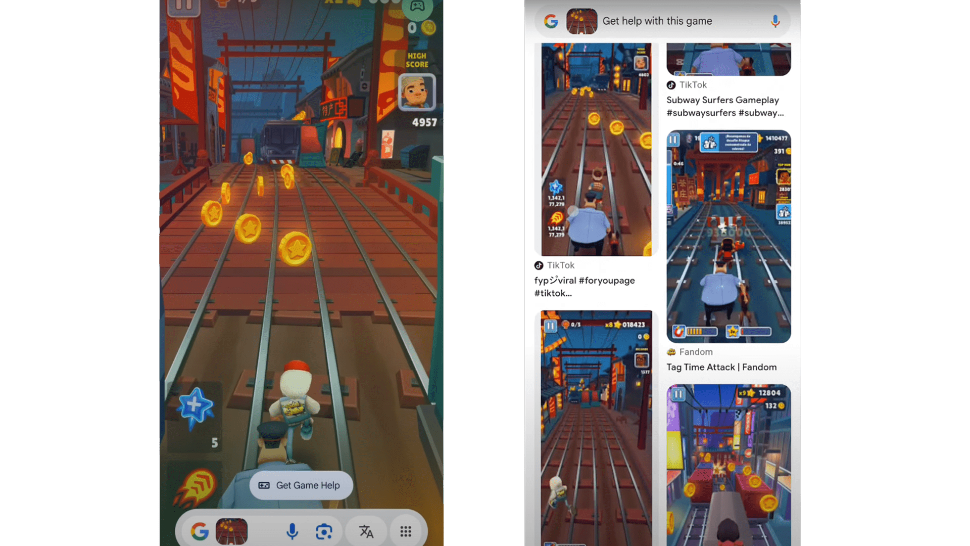Circle to Search to add new Get Game Help overlay