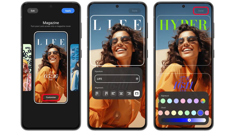 Xiaomi HyperOS screenshots