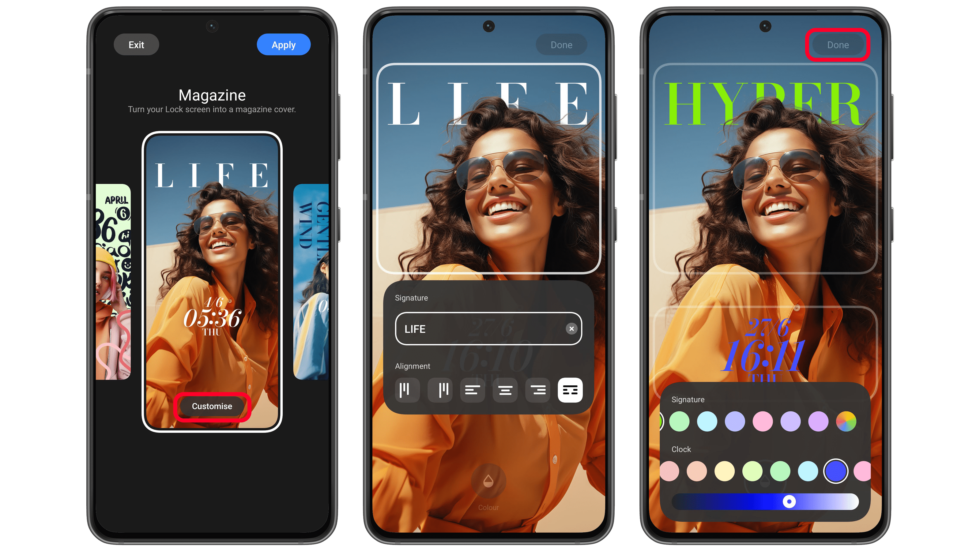 Customizing new Magazine lock screen on HyperOS