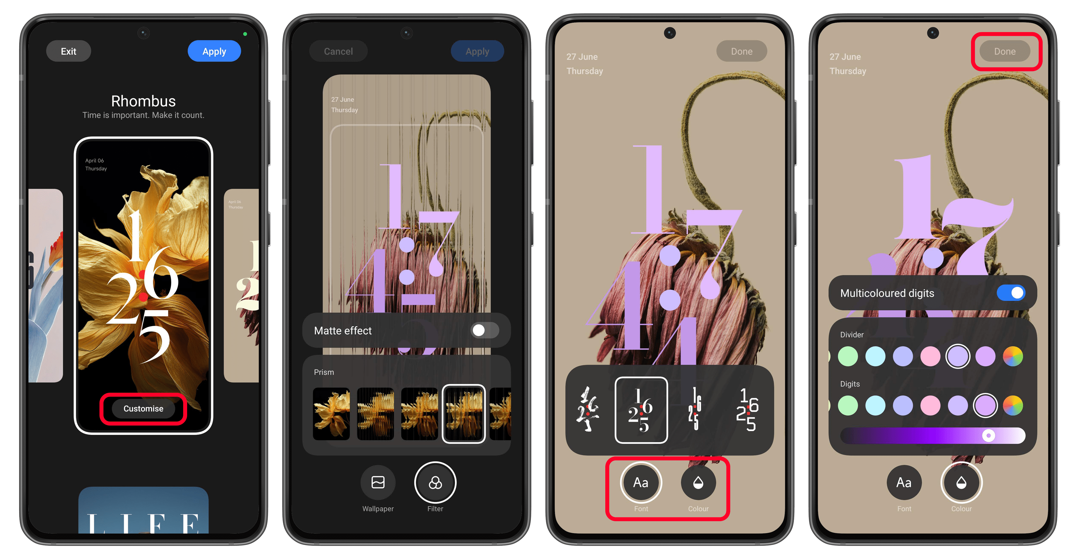Customizing the HyperOS lock screen