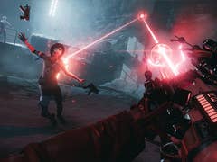 A screenshot of the game DEATHLOOP.