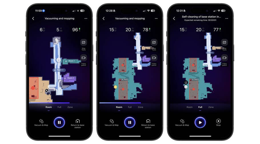 Eureka app screenshots.