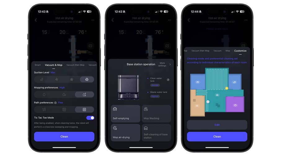Eureka app screenshots.