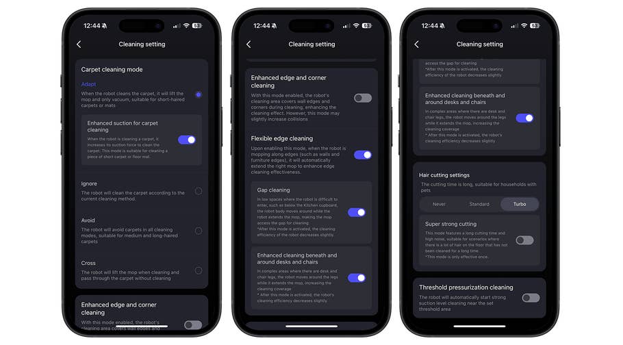 Eureka app screenshots.