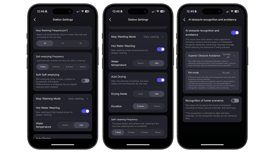 Eureka app screenshots.