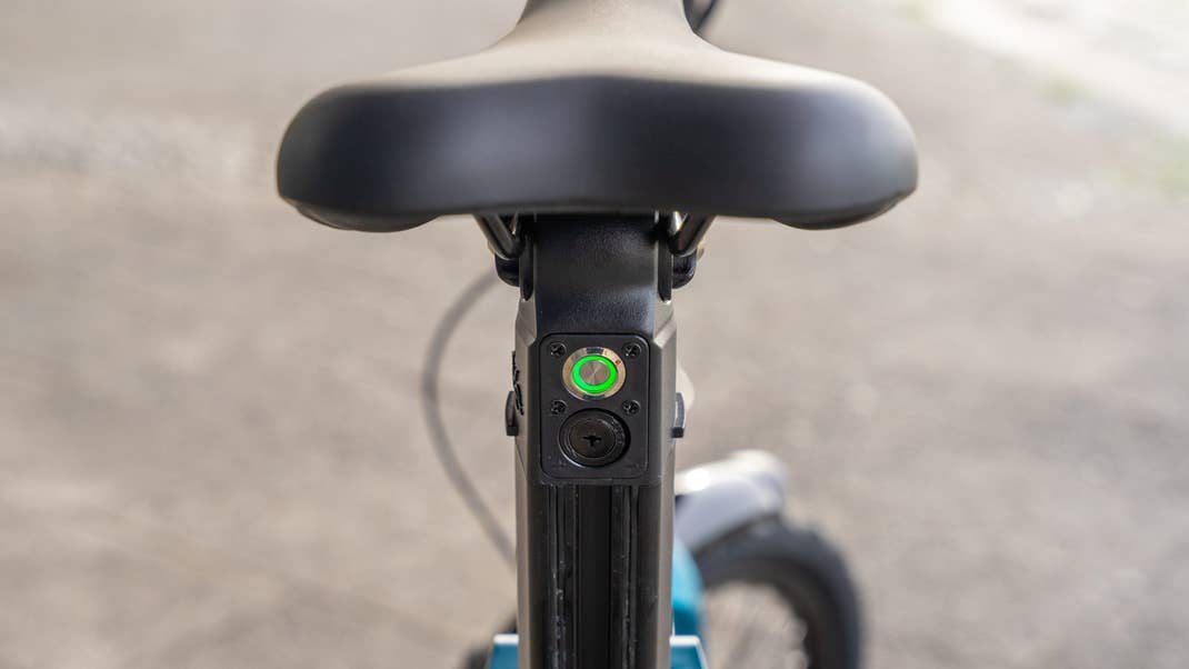 Fiido X An-Schalter am Akku.