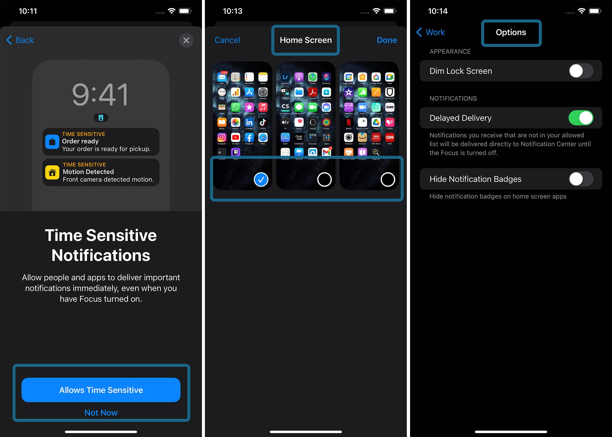 Focus Mode on iOS