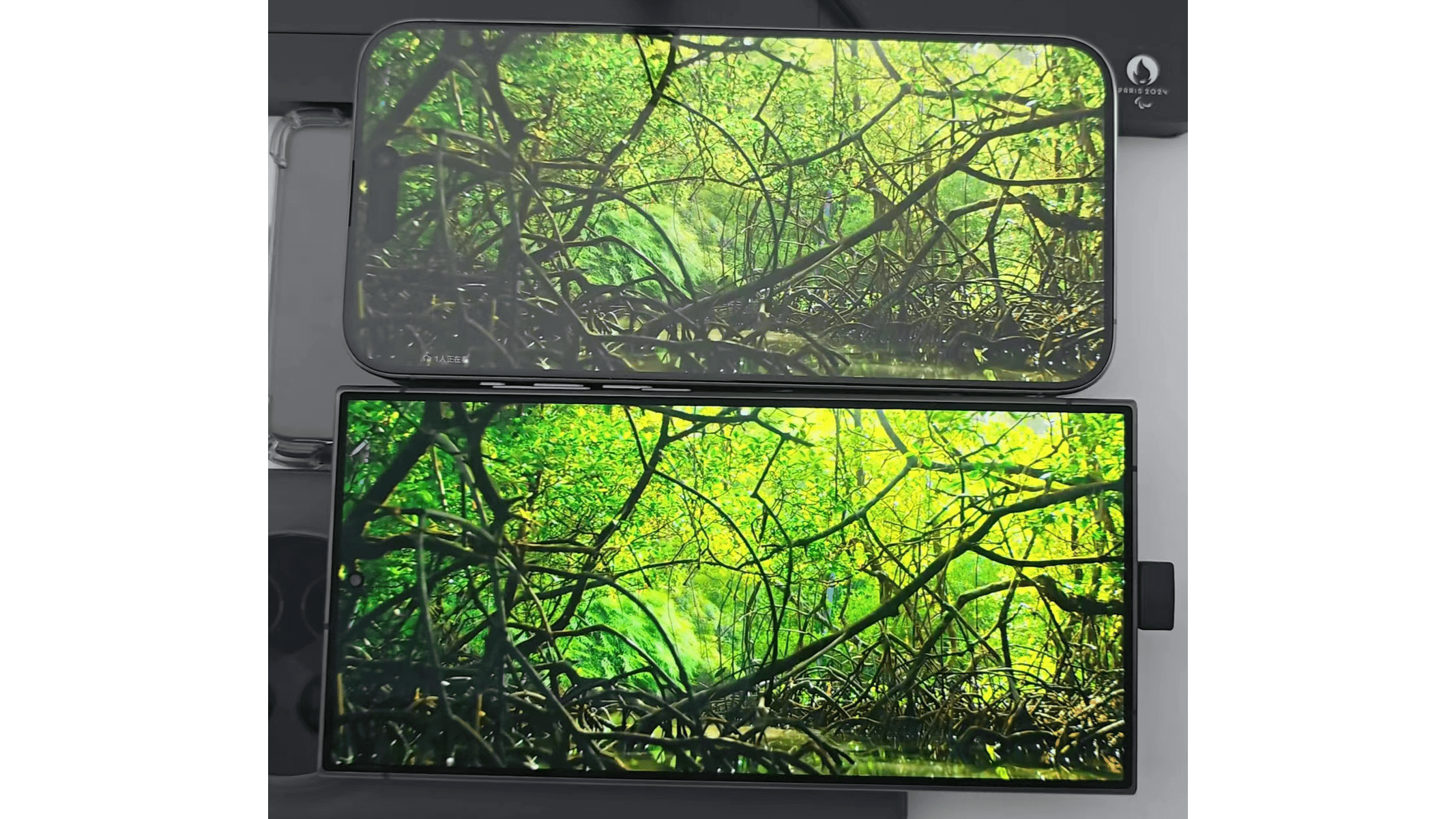 Samsung Galaxy S24 Ultra' Corning Glass Armor compared to iPhone 15 Pro Max